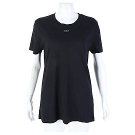 Off White Off-White Kurzarmshirt Schwarz
