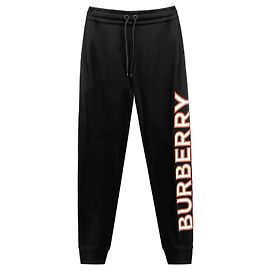 Burberry Side Logo Women's Training Pants Black