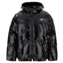 Prada Rina Nylon Down Jacket Black