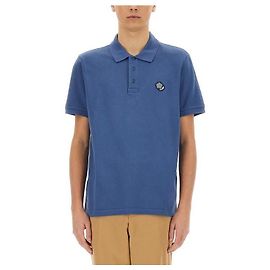 Kenzo Slim Polo-Shirt mit Pop-Stickerei Blau
