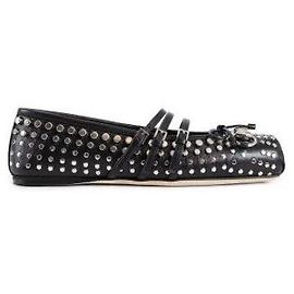 Gucci Horsebit Ballet Flats Black