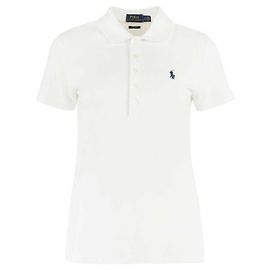 Ralph Lauren Polo de algodão stretch com mangas curtas Branco