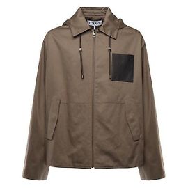 Loewe Giacca con cappuccio Marrone