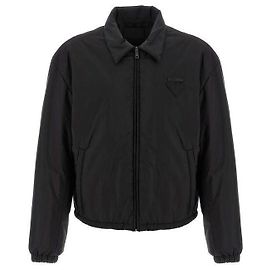 Prada Giacca in Re-Nylon Nero