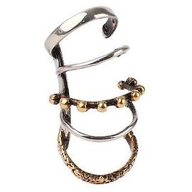 Alexander Mcqueen Ear Cuff Punk Argento