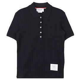 Thom Browne Polo à manches courtes Bleu