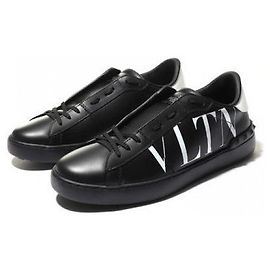 Valentino Open Sneakers Schwarz Kalbsleder Schwarz