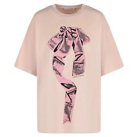 Acne Camiseta estampada ACY Rosa
