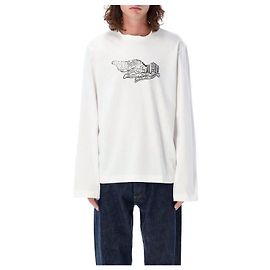 Acne Long Sleeve T-Shirt White