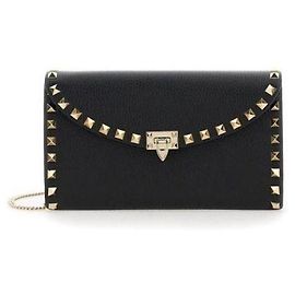 Valentino Borsa a catena Rockstud VSH Nero