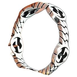 Gucci Chain Ring Silver Silvery