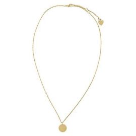 Acne Colar Pendente com Logo em Ouro Dourado