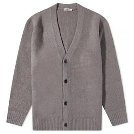 Acne Strickjacke aus Wollmischung Braun