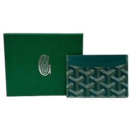 Goyard Estuche para tarjetas Saint-Louis Verde Verde