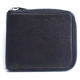 Saint Laurent Round Wallet NERO Black