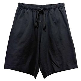 Fear of God Pantaloni corti da basket Essential Logo Nero Jet Nero