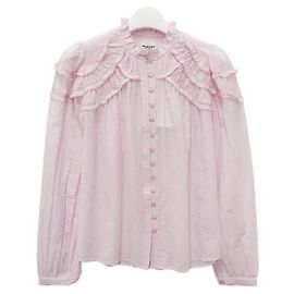 Isabel Marant Blouse Plissée CHRISTA Rose Clair Rose