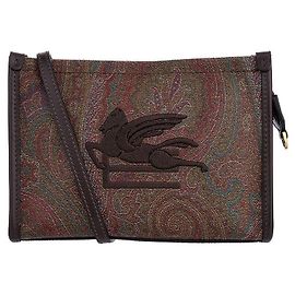 Etro Borsa a Spalla Arnica per Donne in Jacquard Paisley Multicolore