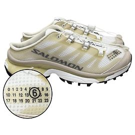 Maison Martin Margiela Salomon Maison Margiela Mules Baskets Blanc Vert Brume Vert