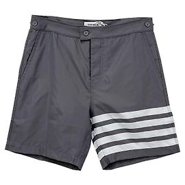 Thom Browne Bañadores ajustables de elastano con espalda técnica Castaño