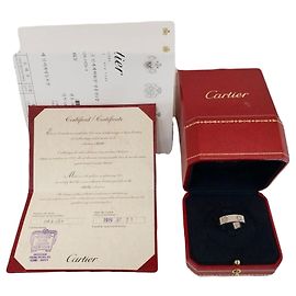 Cartier Bague d'Amour en Or Blanc Taille Blanc