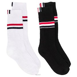 Thom Browne Athletic Stripe Socks Blue