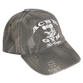 Acne Logo-Cap Braun