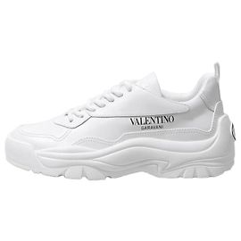 Valentino Black Boy Ankle Sneakers White