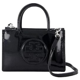 Tory Burch Mini Borsa Tote Bio Patent Nero