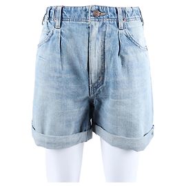 Céline Celine Folding Denim Half Pants Blue