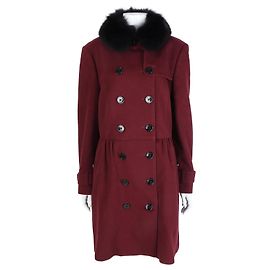 Burberry Coat Red