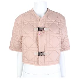 Christian Dior Macro Cannage Short Sleeve Jacket Brown