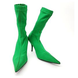 Balenciaga Sock Boots Green