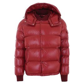 Moncler MALJASSET Hooded Puffer Red