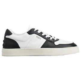 Tod's Leder Sneaker weiß schwarz Weiß