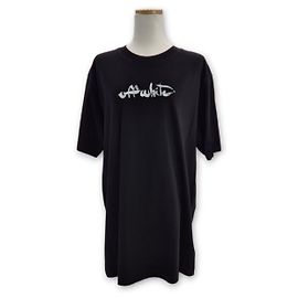 Off White T-Shirt Schwarz