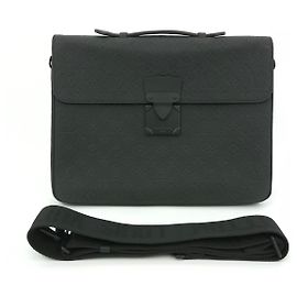 Louis Vuitton Lock Briefcase Black