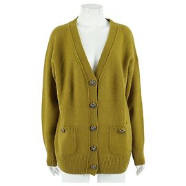 Cardigã de malha Chanel Marrom
