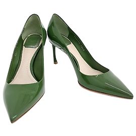 Dior Lackleder Schuhe Grün