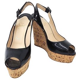 Sandali con zeppa Christian Louboutin Multicolore