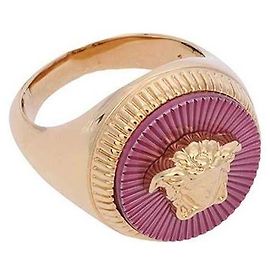 Versace Medusa Big Ring Rosa