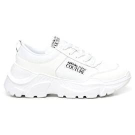Versace Baskets Speedtrack Blanc