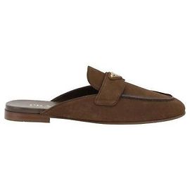 Prada Suede Slipper Brown