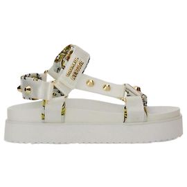 Versace Sandali a piattaforma Couture Bianco
