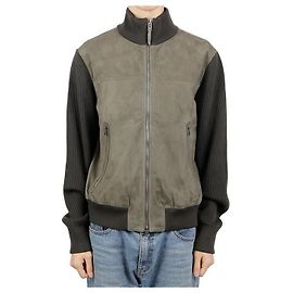 Tom Ford Suede Zip-Up Jacket Brown