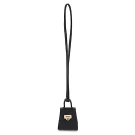 Salvatore Ferragamo Gancini Charm Black Black