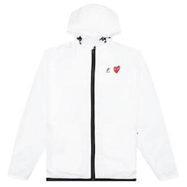 Comme Des Garcons Wind Rain Jacket AZ White