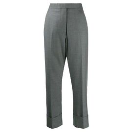 Thom Browne Classic Twill Wool Backstrap Pants Brown