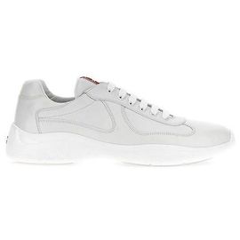 Prada Sneakers in pelle Napa America's Cup Bianco