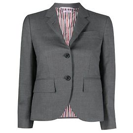 Thom Browne Wool Twill High Armhole Sports Coat Brown